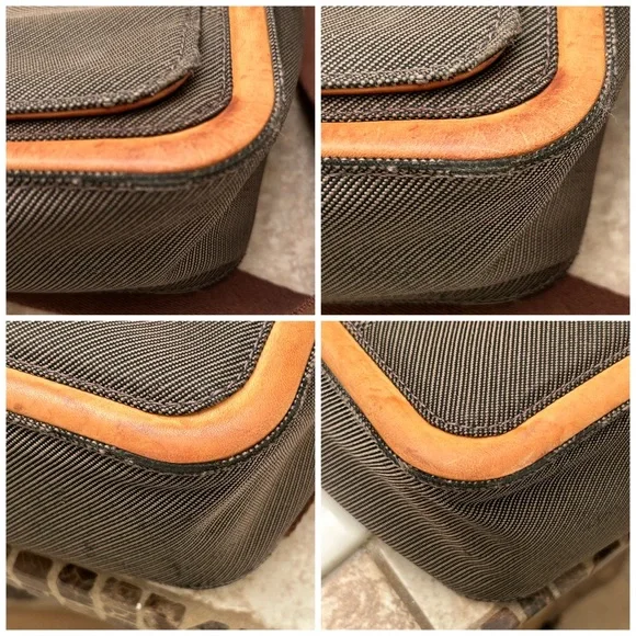 Authentic Louis Vuitton Large Canvas Fabric Messenger Crossbody Bag WITH COA - Picture 5 of 16